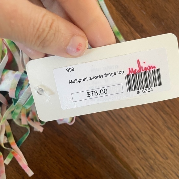 L*Space De Janeiro Audrey Fringe Bikini Top Multi - Picture 6 of 7